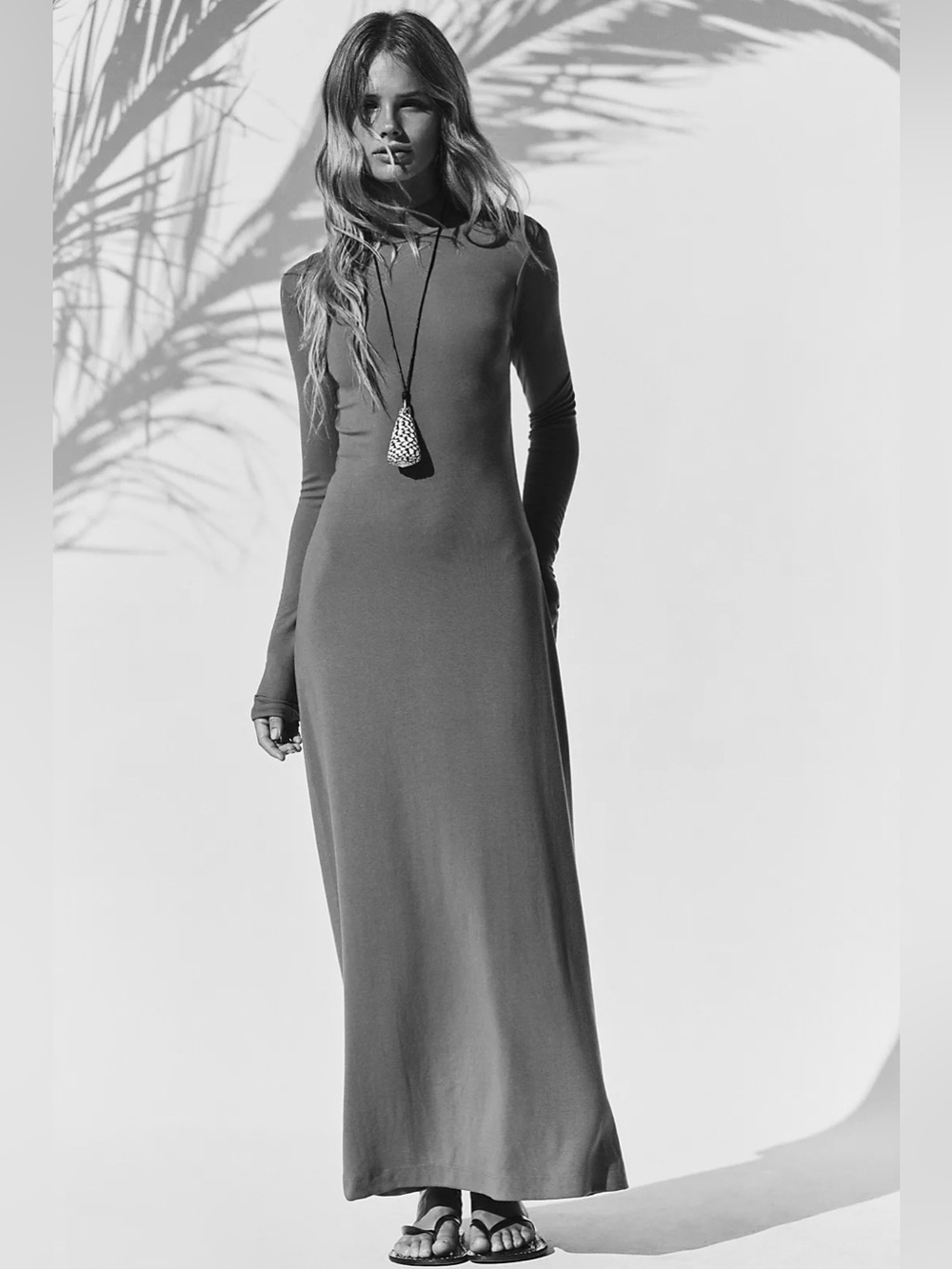(FP-93) Free People Good Feels Alessia Maxi Dress